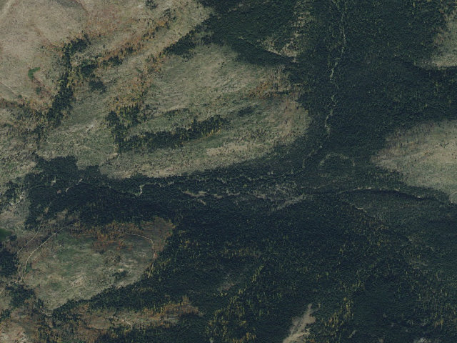 Aerial image of USFS dispersed camp — ID #429