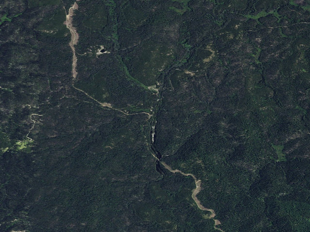 Aerial image of USFS dispersed camp — ID #437