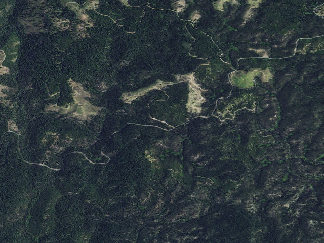 Aerial image of USFS dispersed camp — ID #439