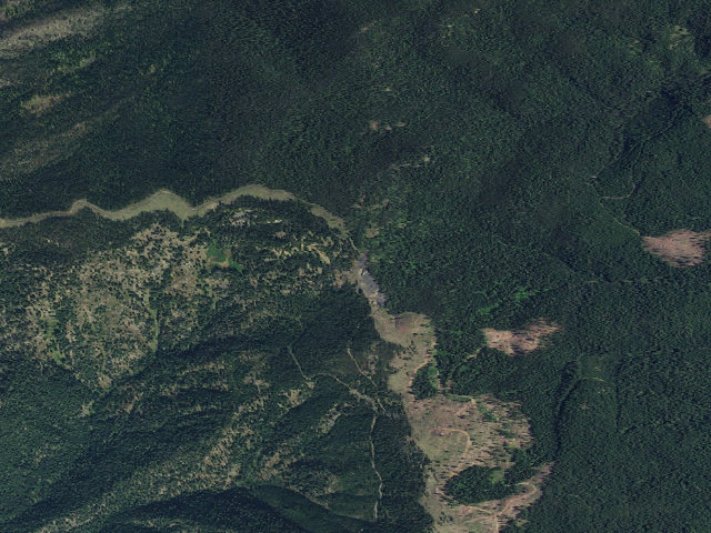 Aerial image of USFS dispersed camp — ID #447