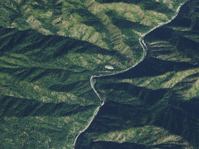 Aerial image of USFS dispersed camp — ID #45