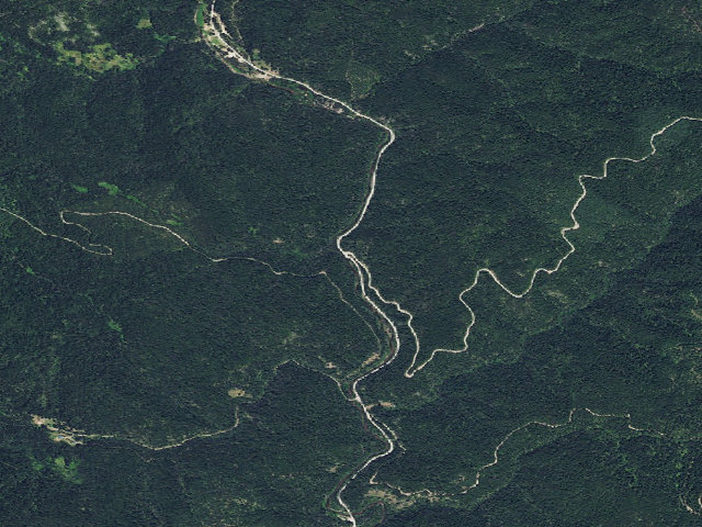 Aerial image of USFS dispersed camp — ID #453