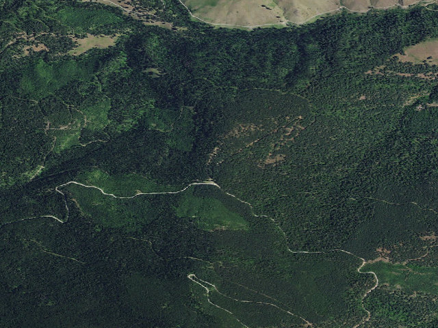 Aerial image of USFS dispersed camp — ID #457