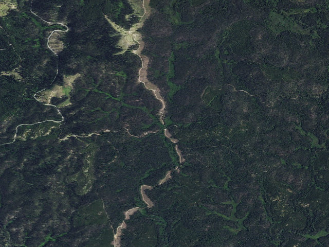 Aerial image of USFS dispersed camp — ID #463