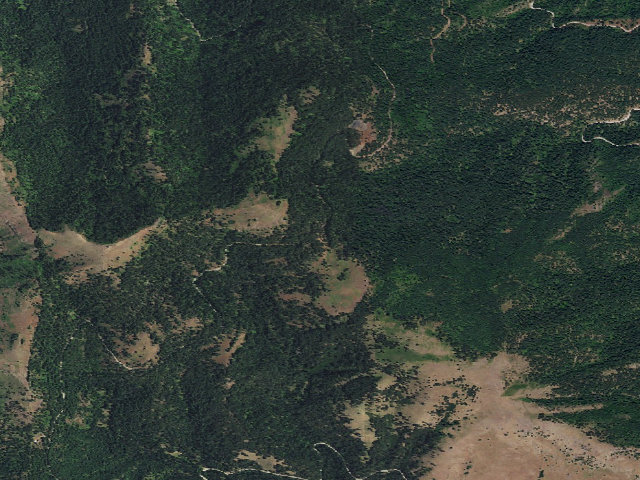 Aerial image of USFS dispersed camp — ID #468