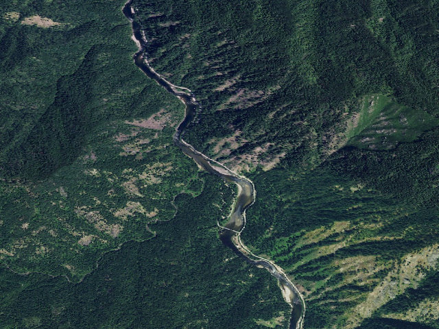 Aerial image of USFS dispersed camp — ID #470