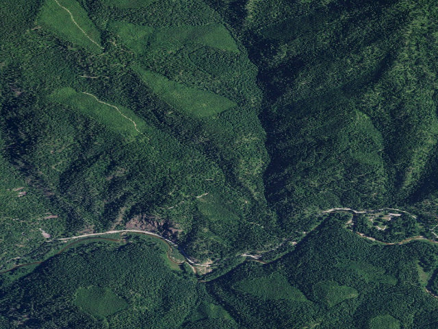 Aerial image of USFS dispersed camp — ID #477
