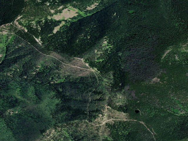 Aerial image of USFS dispersed camp — ID #480