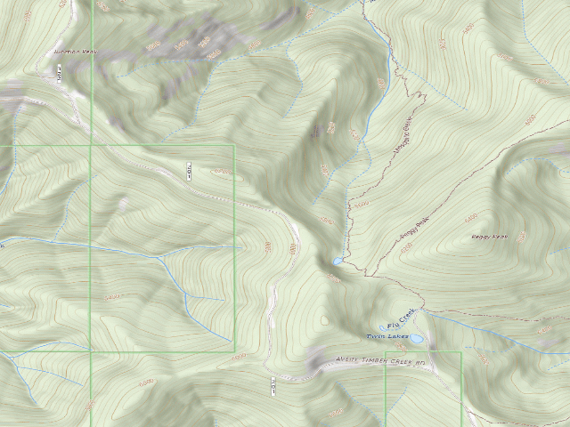 USGS topographic map of USFS dispersed camp — ID #480