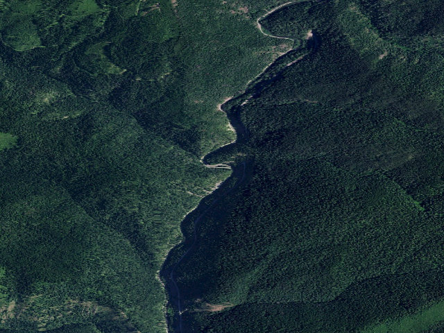 Aerial image of USFS dispersed camp — ID #481