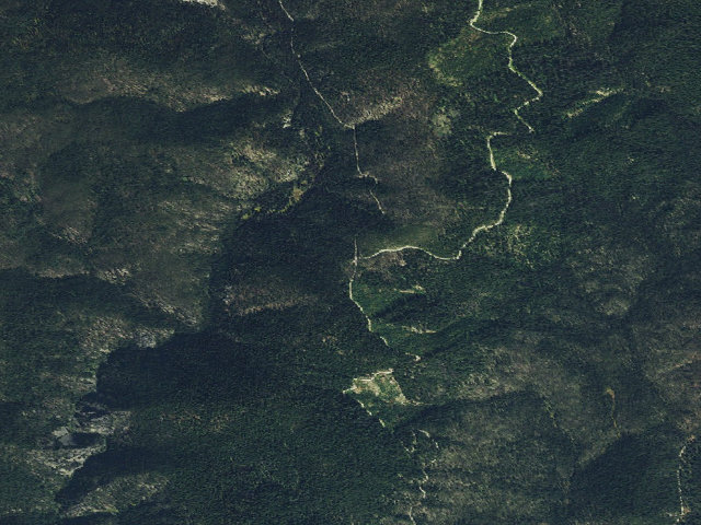 Aerial image of USFS dispersed camp — ID #485