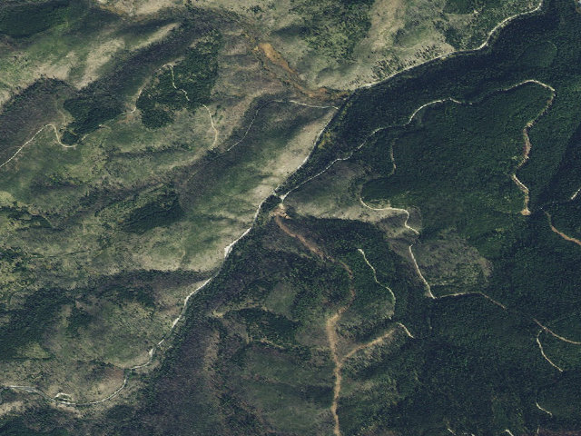 Aerial image of USFS dispersed camp — ID #486