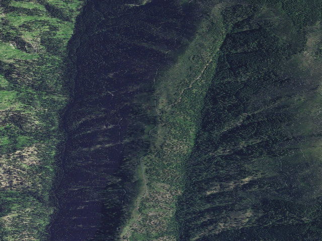 Aerial image of USFS dispersed camp — ID #487