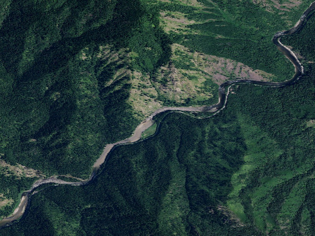 Aerial image of USFS dispersed camp — ID #488