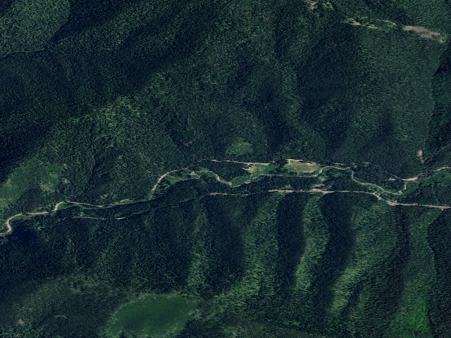 Aerial image of USFS dispersed camp — ID #489