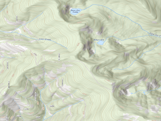 USGS topographic map of USFS dispersed camp — ID #490