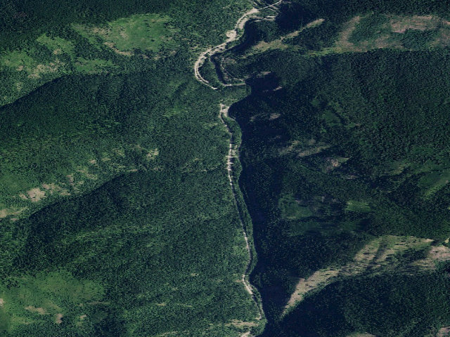 Aerial image of USFS dispersed camp — ID #496