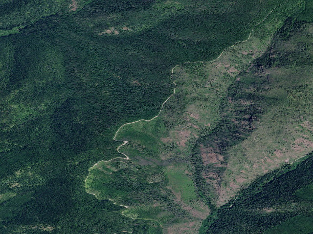 Aerial image of USFS dispersed camp — ID #497