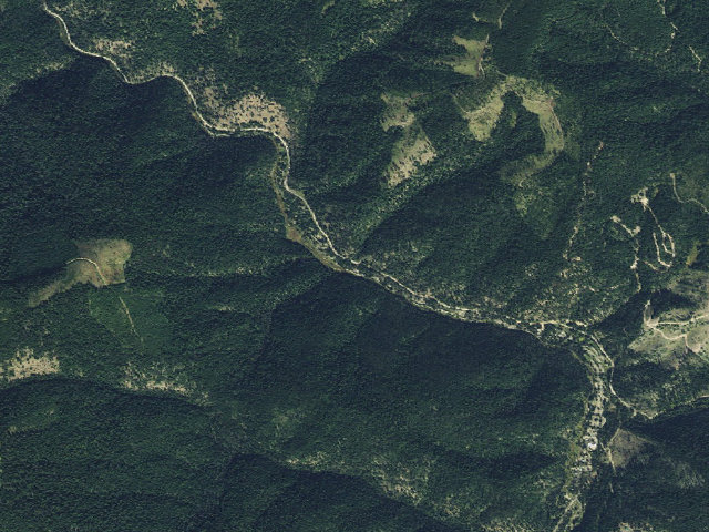 Aerial image of USFS dispersed camp — ID #498