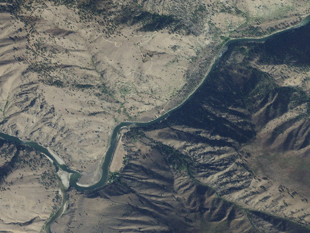 Aerial image of USFS dispersed camp — ID #499