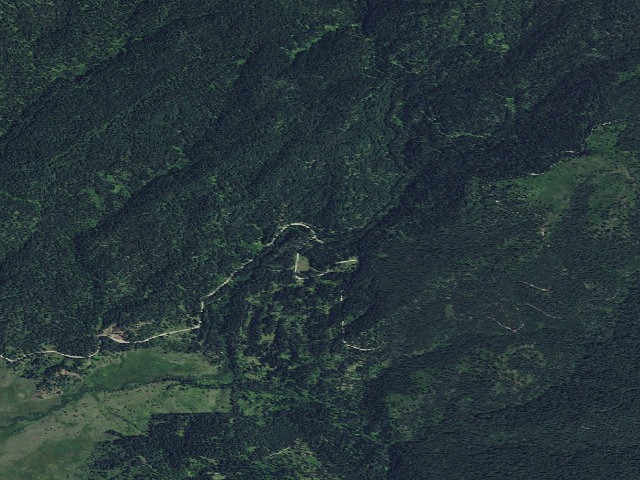 Aerial image of USFS dispersed camp — ID #503