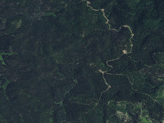 Aerial image of USFS dispersed camp — ID #506