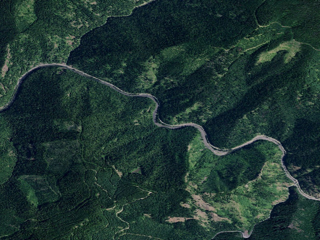 Aerial image of USFS dispersed camp — ID #51