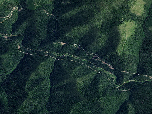 Aerial image of USFS dispersed camp — ID #512