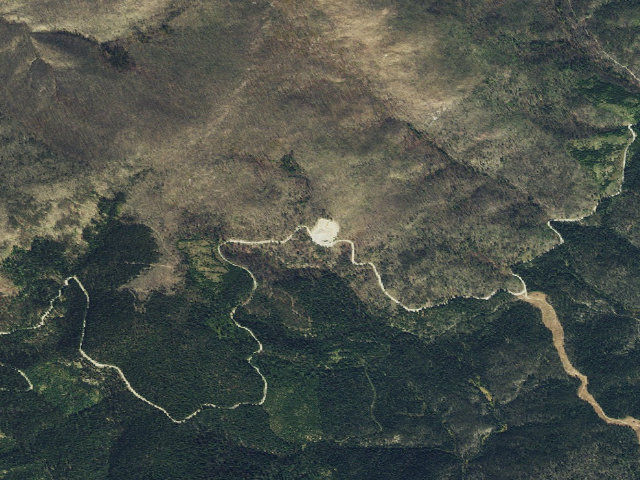 Aerial image of USFS dispersed camp — ID #517
