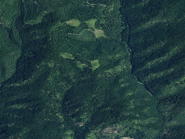Aerial image of USFS dispersed camp — ID #521