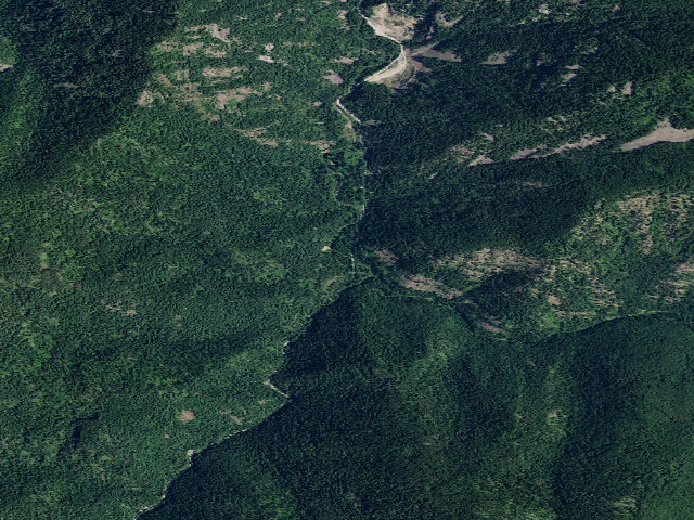 Aerial image of USFS dispersed camp — ID #523