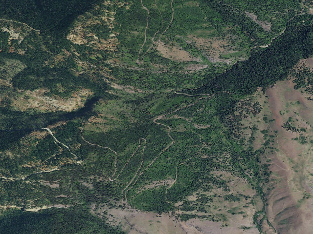 Aerial image of USFS dispersed camp — ID #526