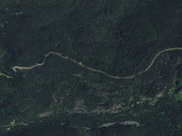 Aerial image of USFS dispersed camp — ID #529