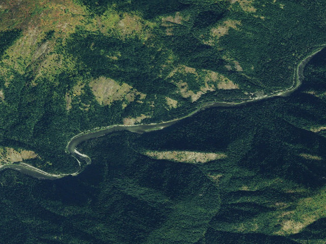 Aerial image of USFS dispersed camp — ID #530