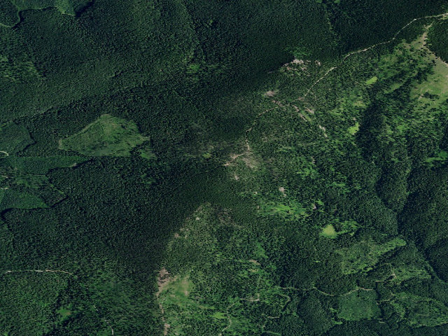 Aerial image of USFS dispersed camp — ID #535