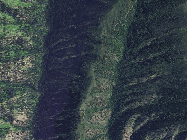Aerial image of USFS dispersed camp — ID #545