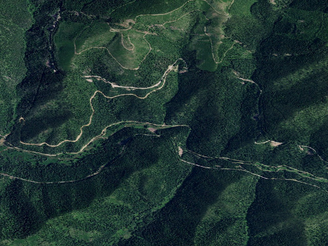 Aerial image of USFS dispersed camp — ID #547
