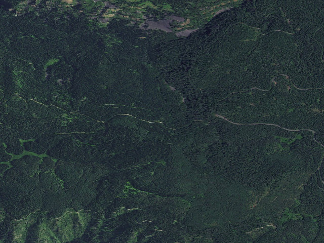 Aerial image of USFS dispersed camp — ID #551