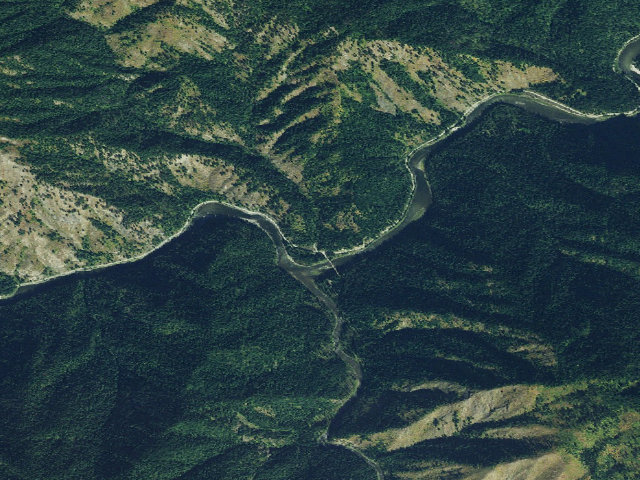 Aerial image of USFS dispersed camp — ID #552