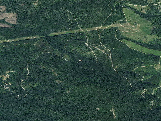 Aerial image of USFS dispersed camp — ID #556