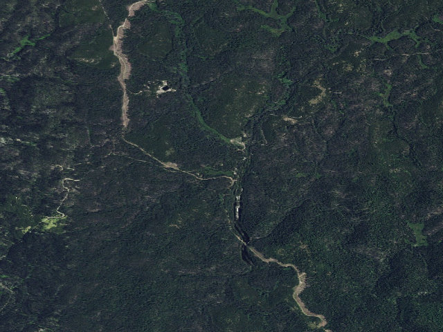 Aerial image of USFS dispersed camp — ID #562