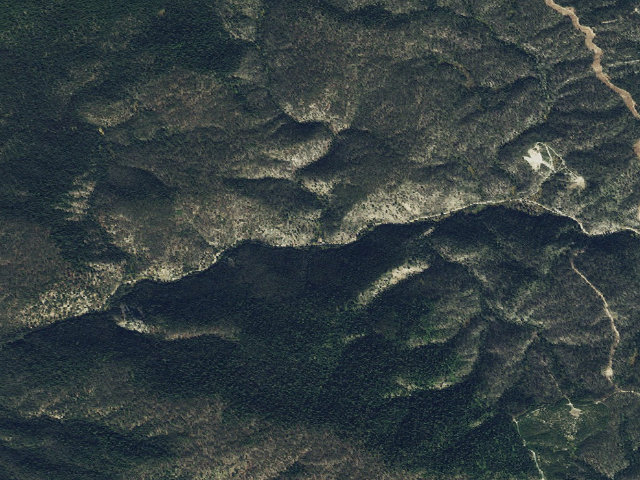 Aerial image of USFS dispersed camp — ID #567