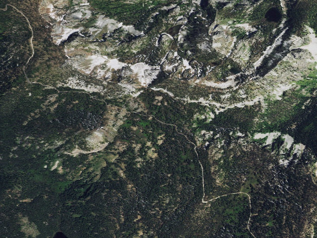 Aerial image of USFS dispersed camp — ID #57