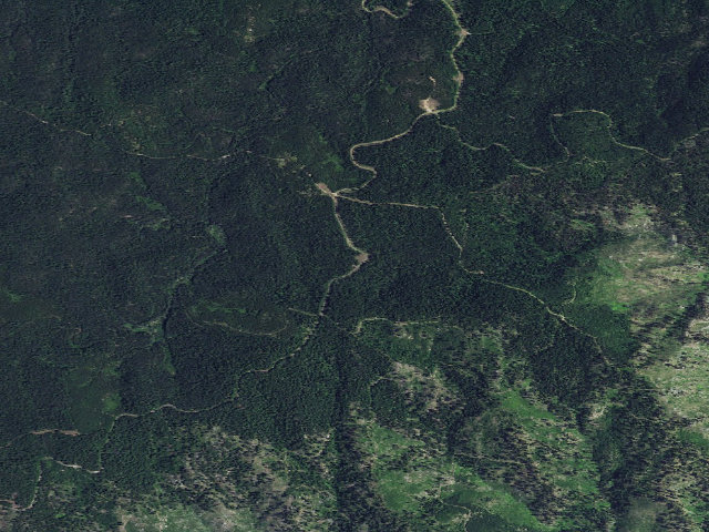 Aerial image of USFS dispersed camp — ID #570
