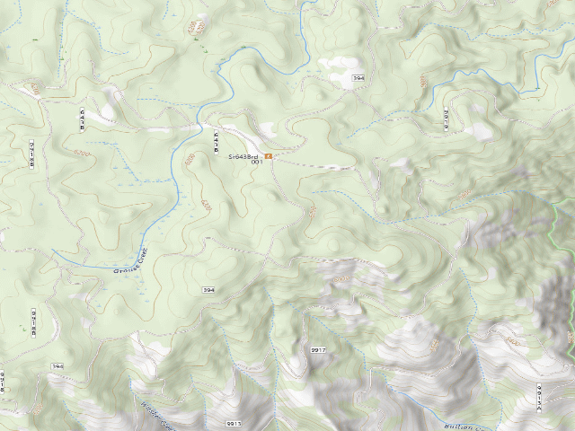 USGS topographic map of USFS dispersed camp — ID #570