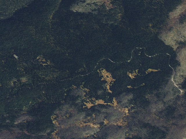 Aerial image of USFS dispersed camp — ID #576