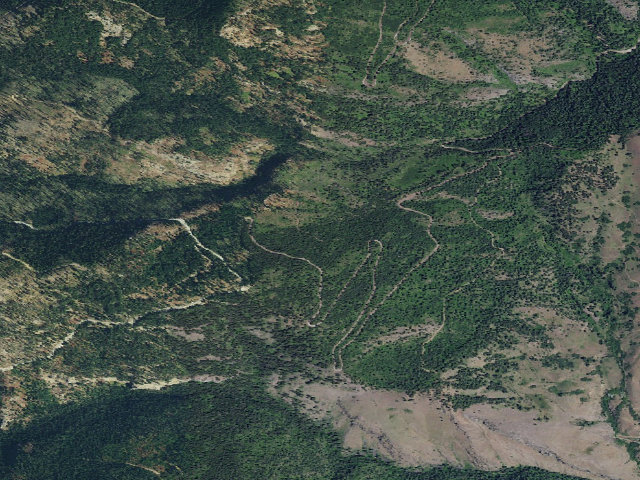 Aerial image of USFS dispersed camp — ID #579