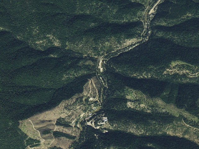 Aerial image of USFS dispersed camp — ID #581