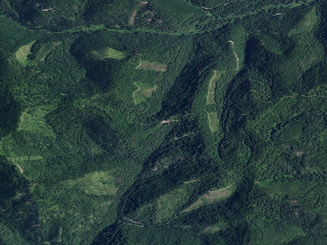 Aerial image of USFS dispersed camp — ID #582