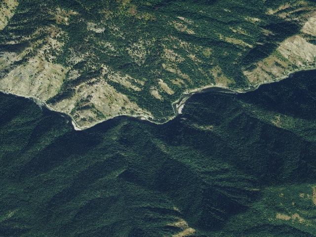 Aerial image of USFS dispersed camp — ID #586